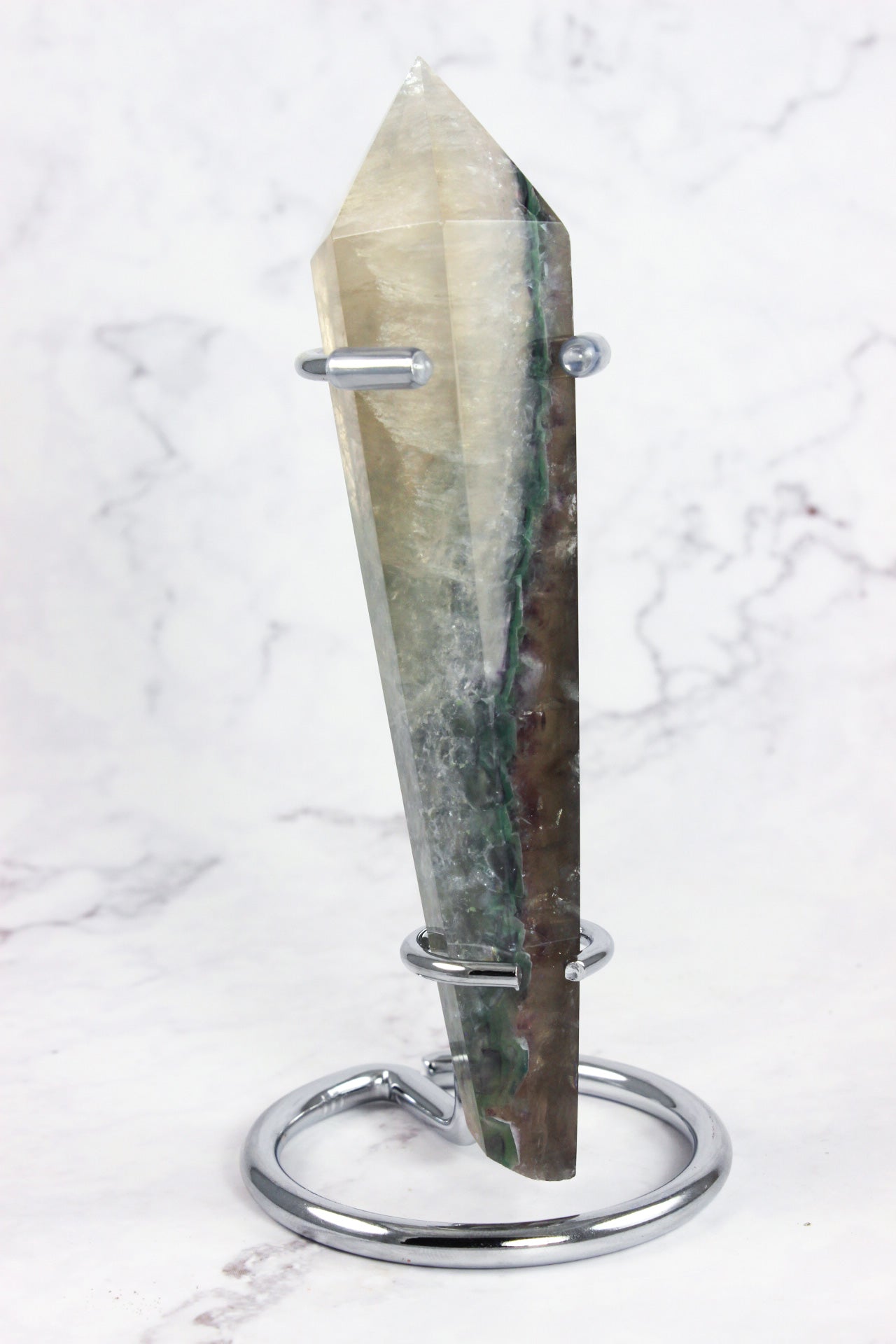 Fluorite Point with stand #2
