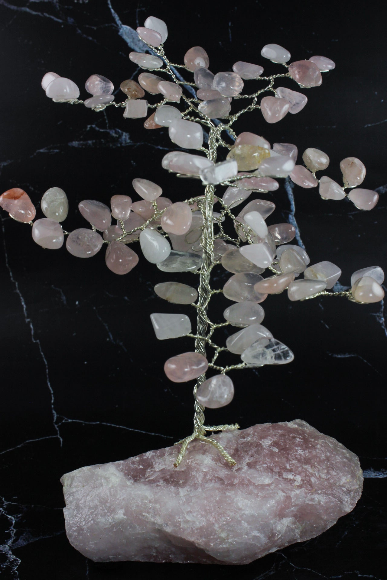 Rose Quartz Gem Tree