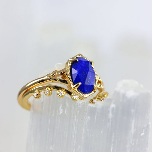 Lapis Lazuli Stacking Ring
