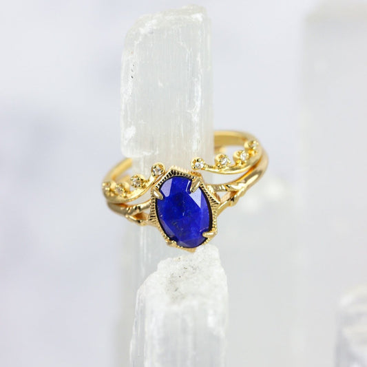 Lapis Lazuli Stacking Ring