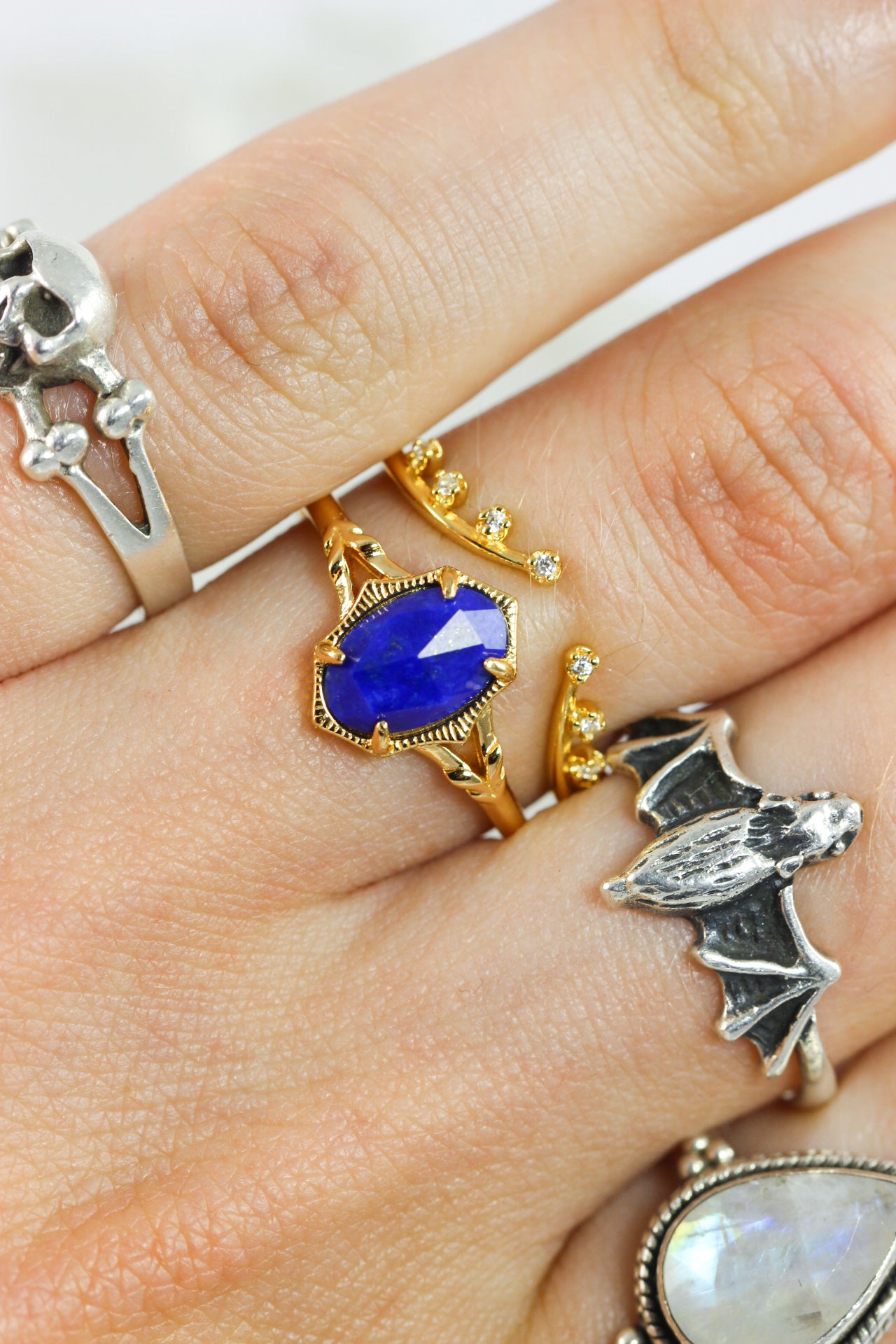 Lapis Lazuli Stacking Ring