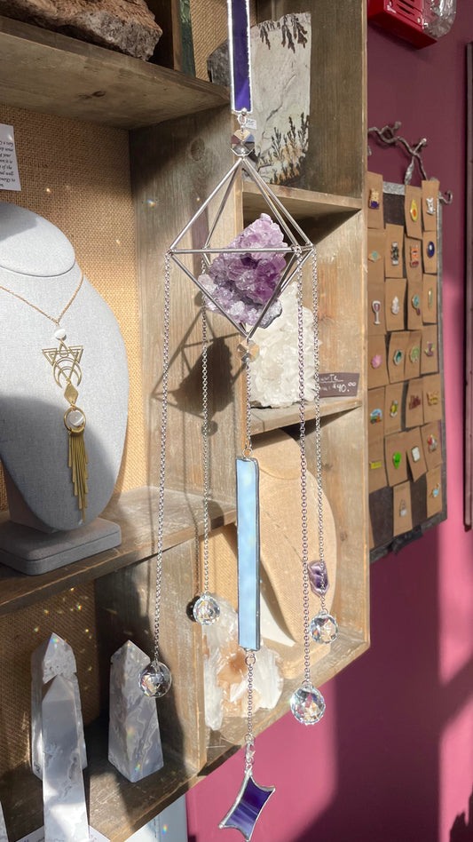 Amethyst Sun Catcher Chandelier
