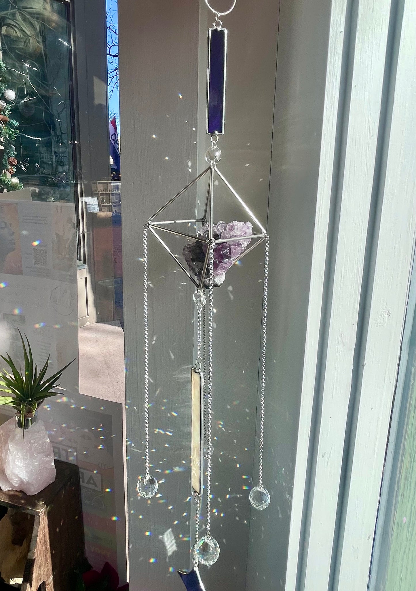 Amethyst Sun Catcher Chandelier