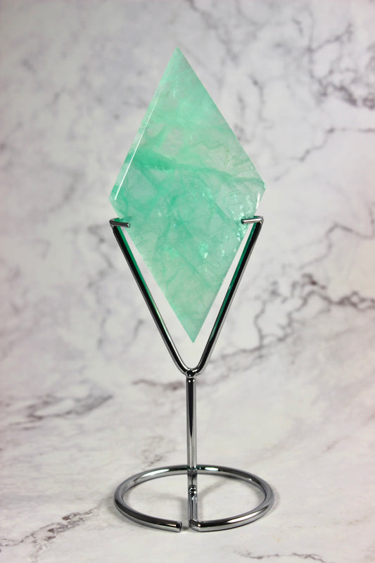 Geometric Fluorite with stand
