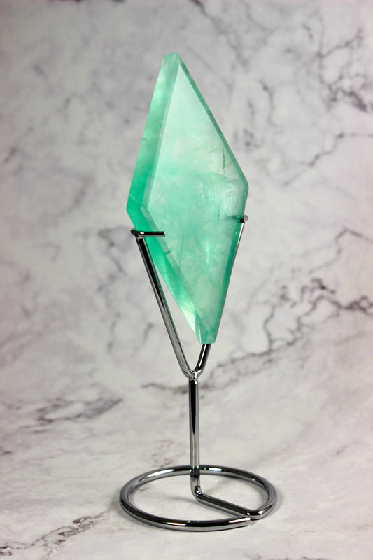 Geometric Fluorite with stand