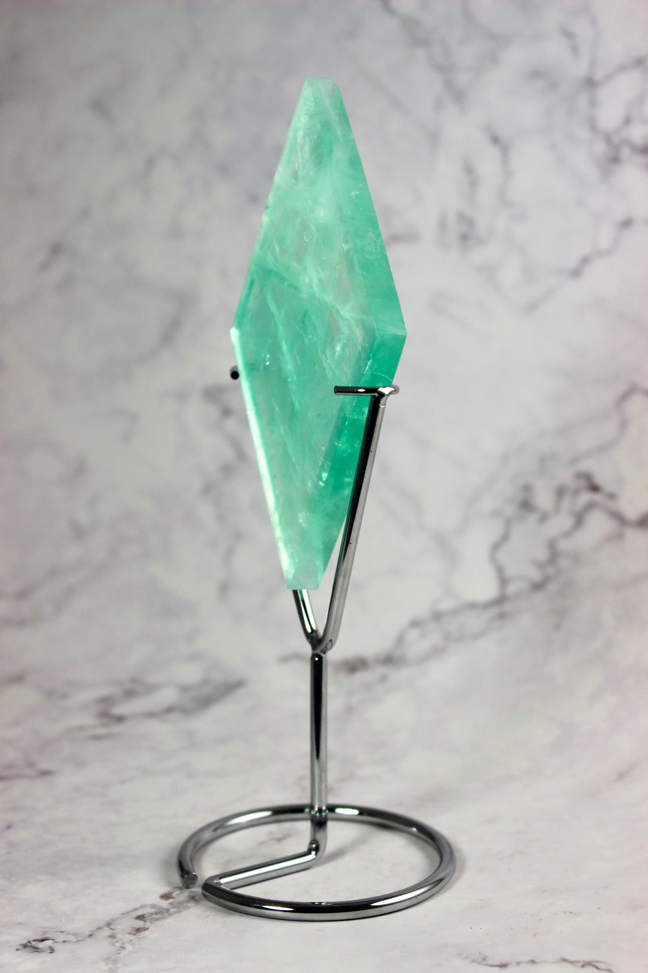 Geometric Fluorite with stand