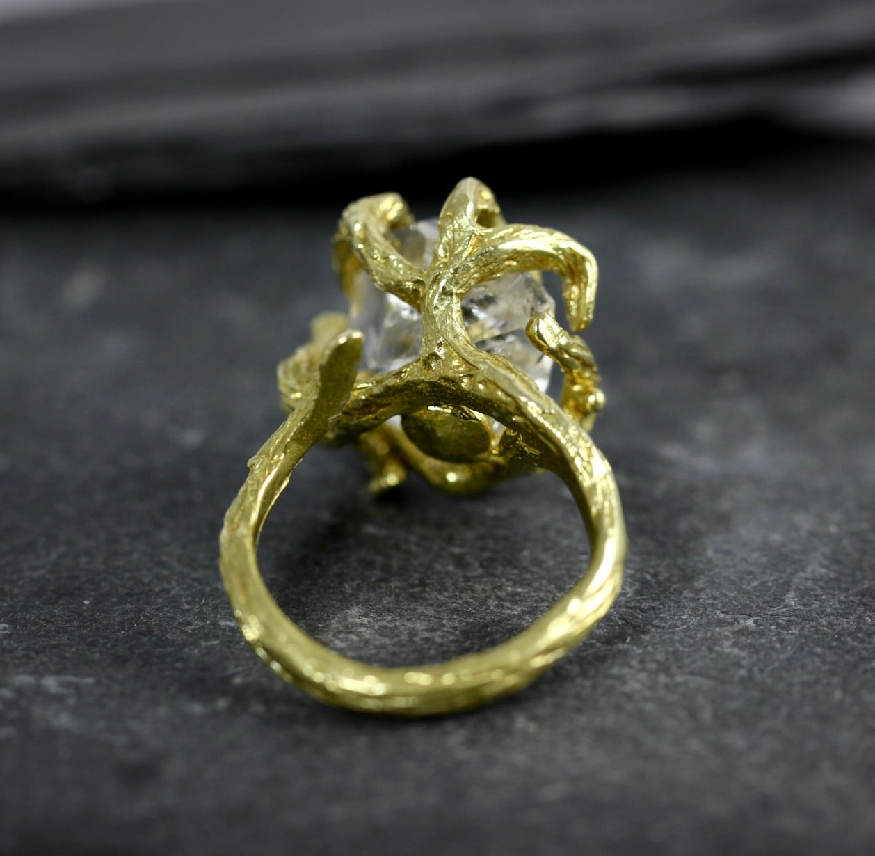 Herkimer Diamond Branch Ring