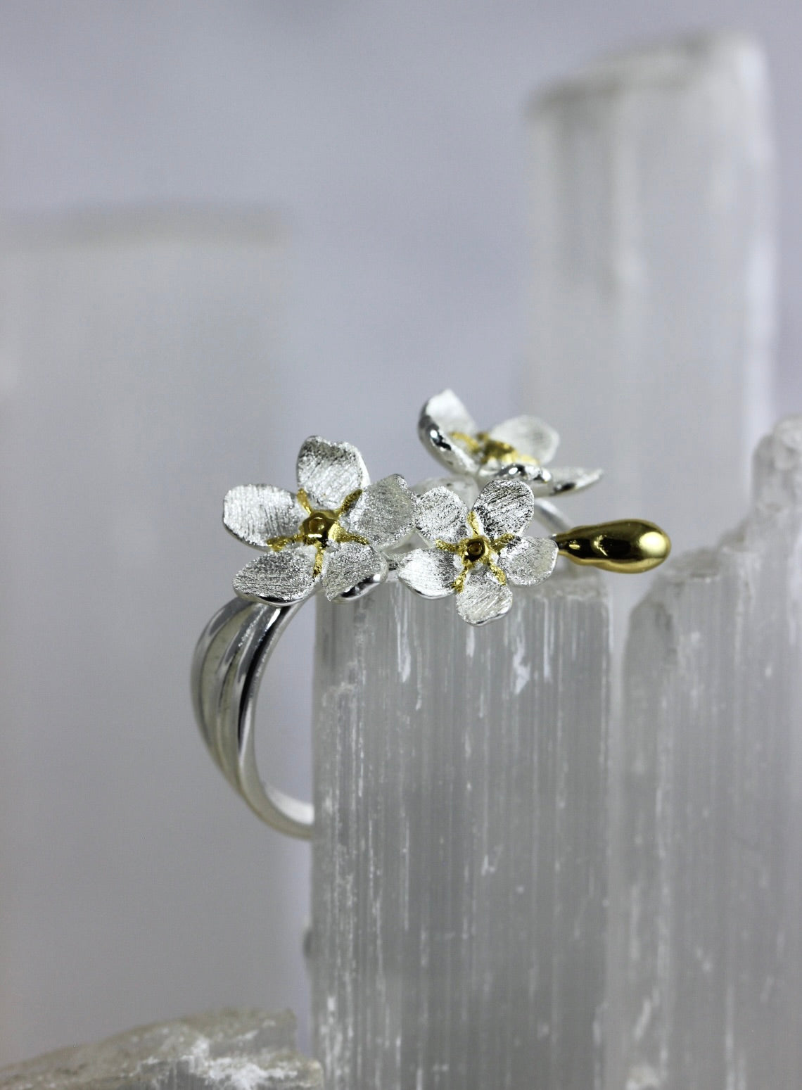 Three Flower Ring