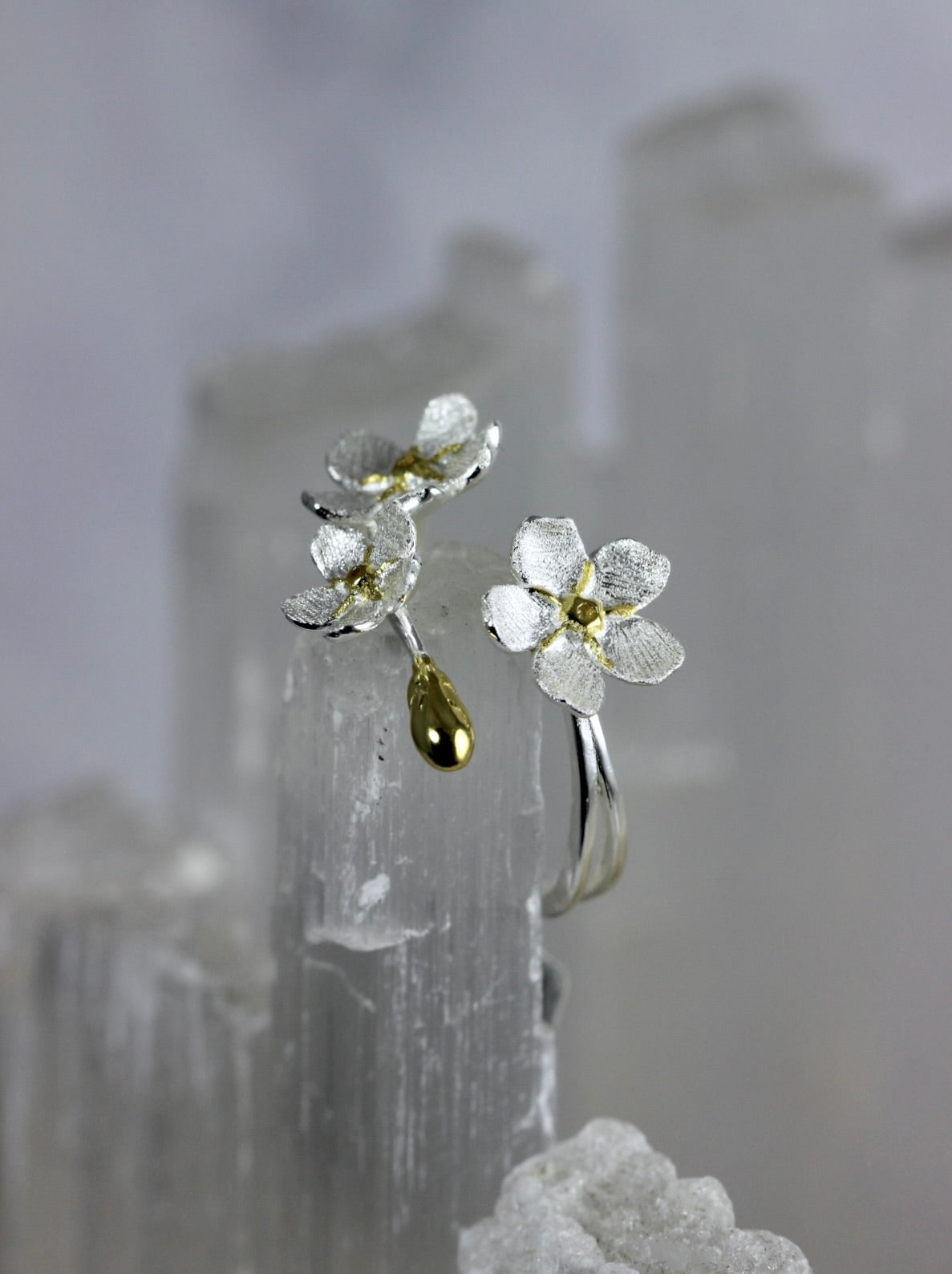 Three Flower Ring