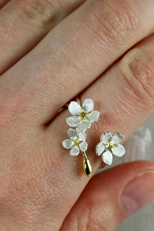 Three Flower Ring