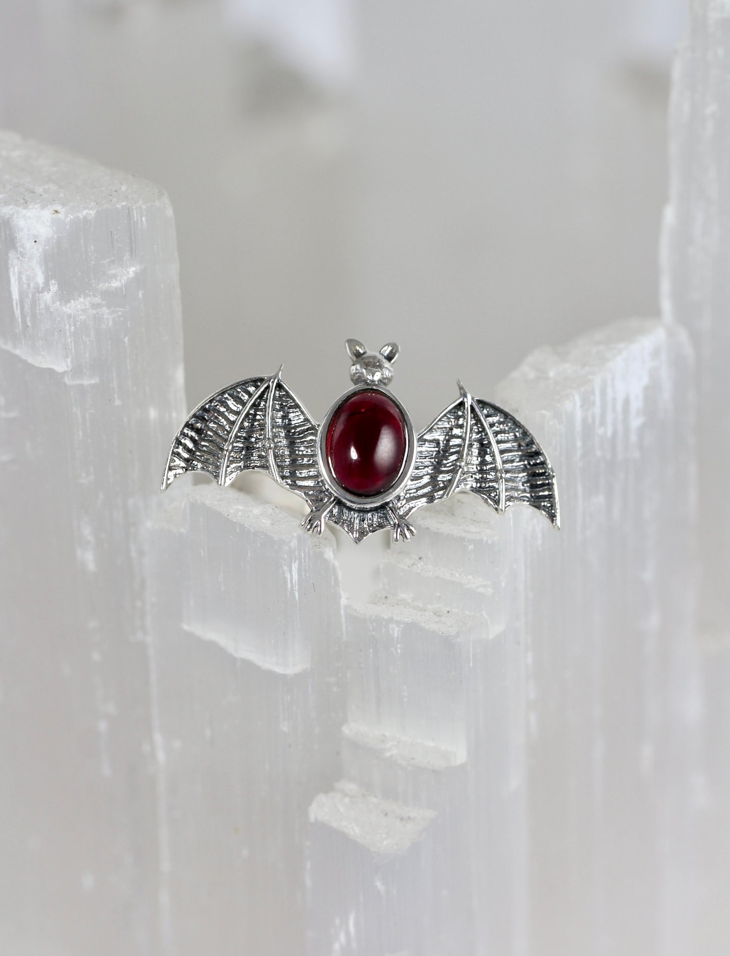 Gemstone Bat Rings