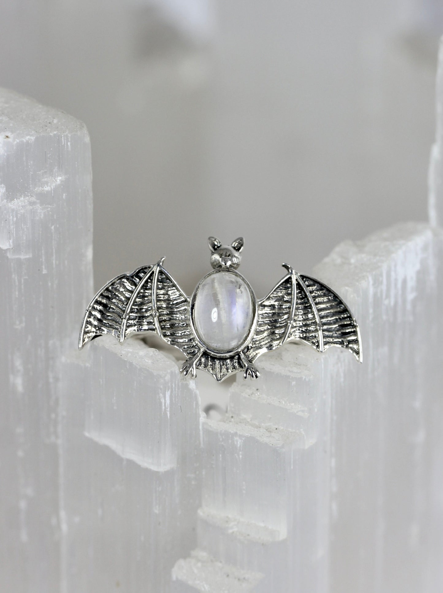 Gemstone Bat Rings