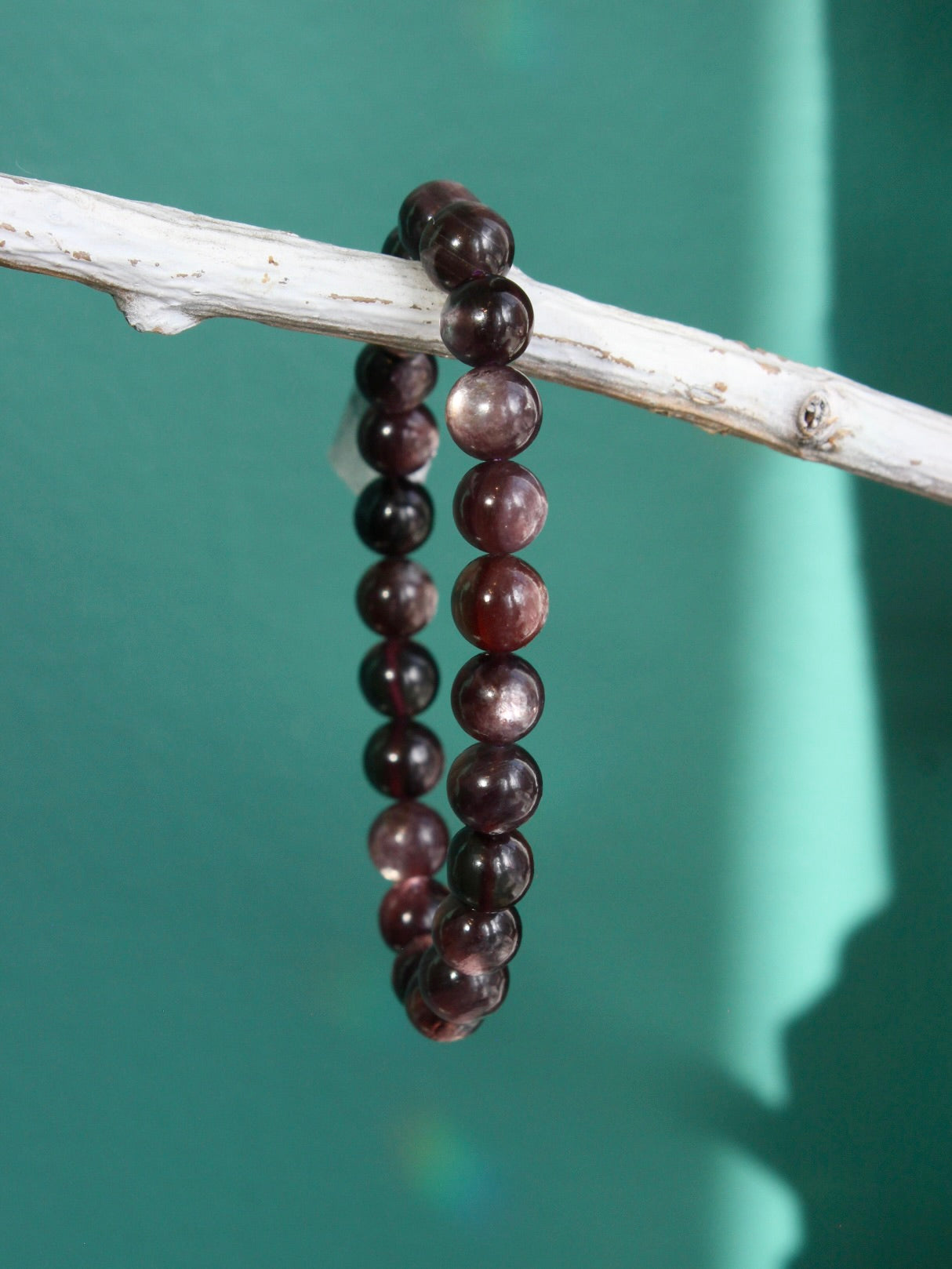 Lepidolite Beaded Stretch Bracelets