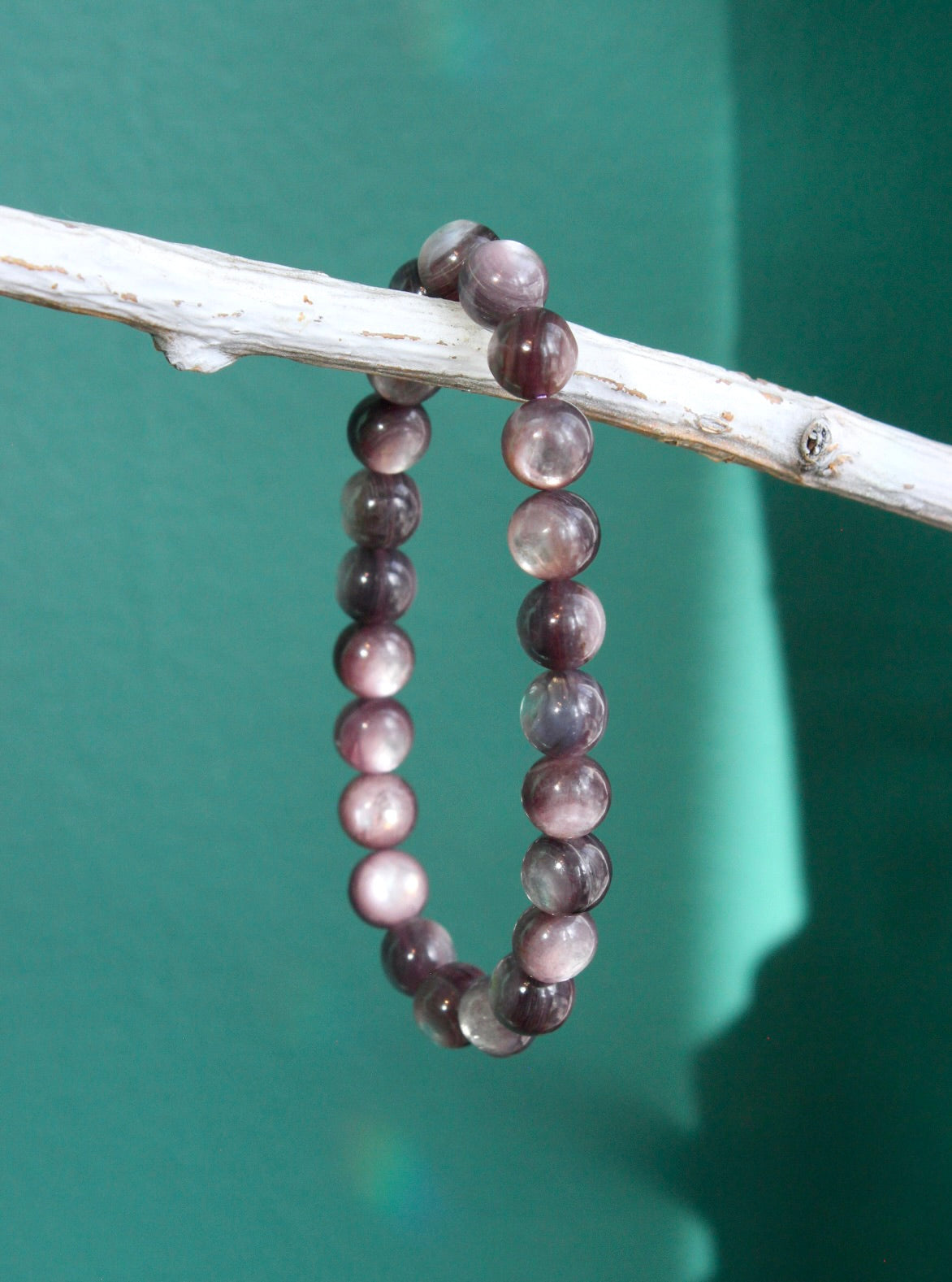 Lepidolite Beaded Stretch Bracelets