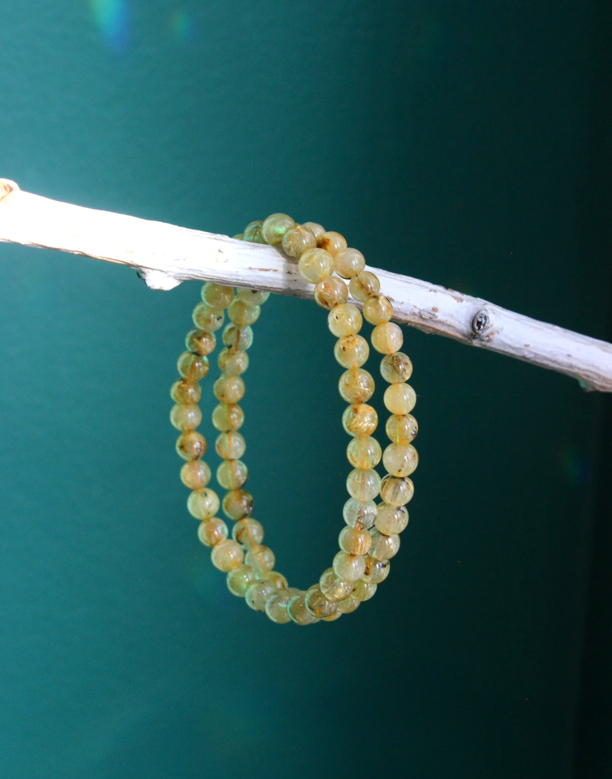 Rutilated Quartz Stretch Bracelets