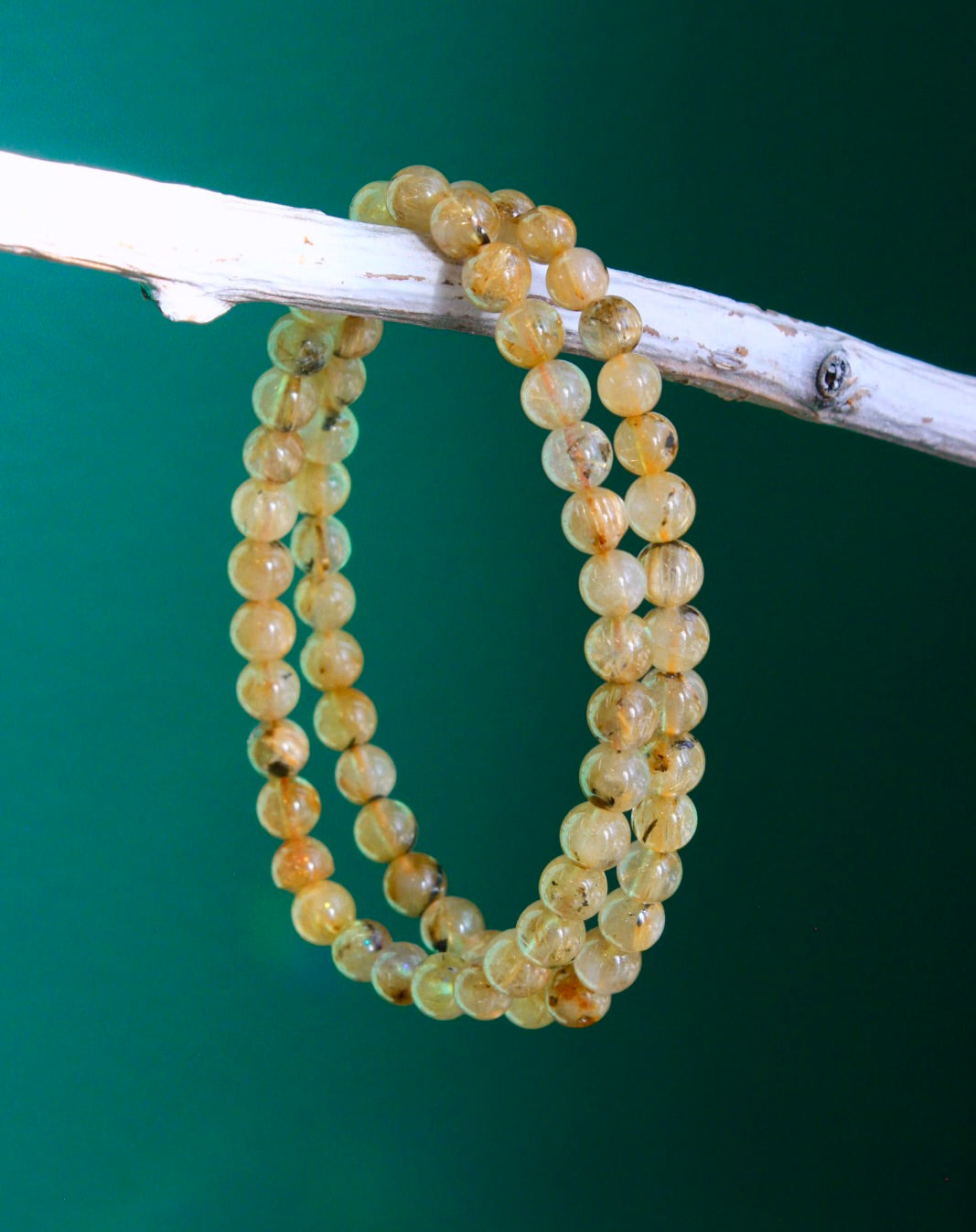 Rutilated Quartz Stretch Bracelets