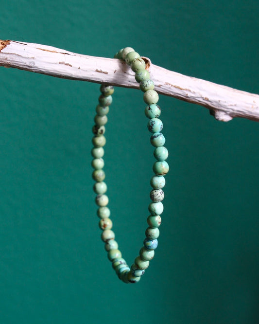 Turquoise Beaded Stretch Bracelet