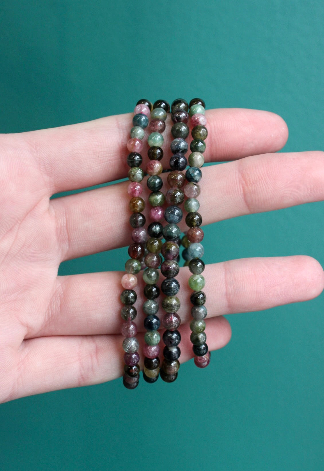 Small Tourmaline Stretch Bracelets