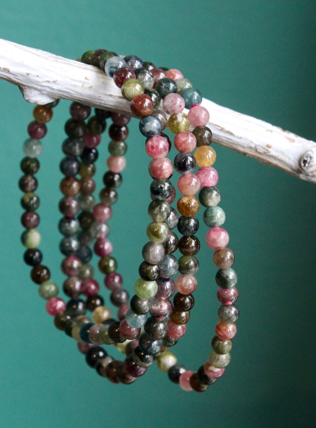 Small Tourmaline Stretch Bracelets