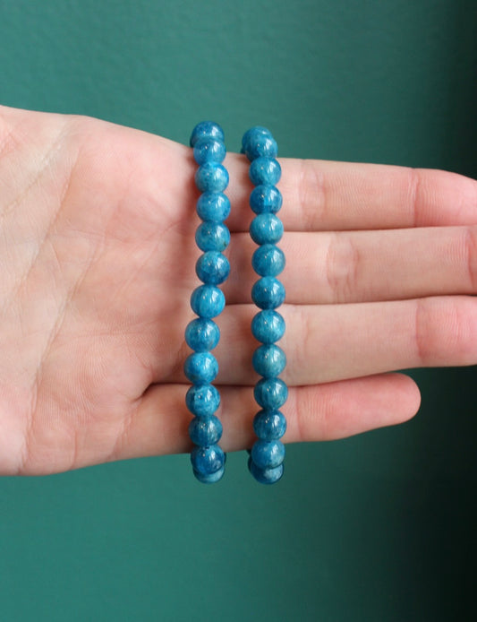 Blue Apatite Stretch Bracelets