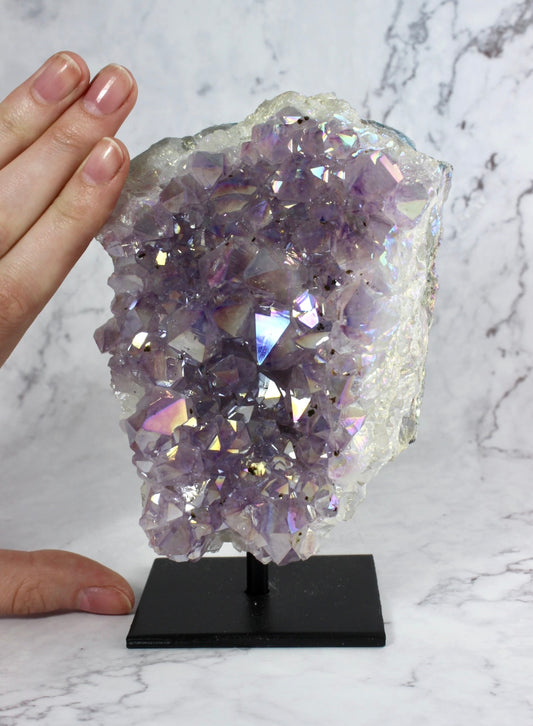 Chunky Aura Amethyst
