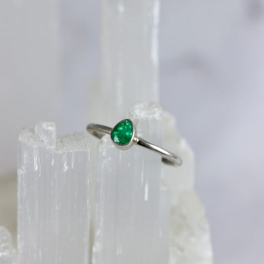 Emerald Stacking Rings
