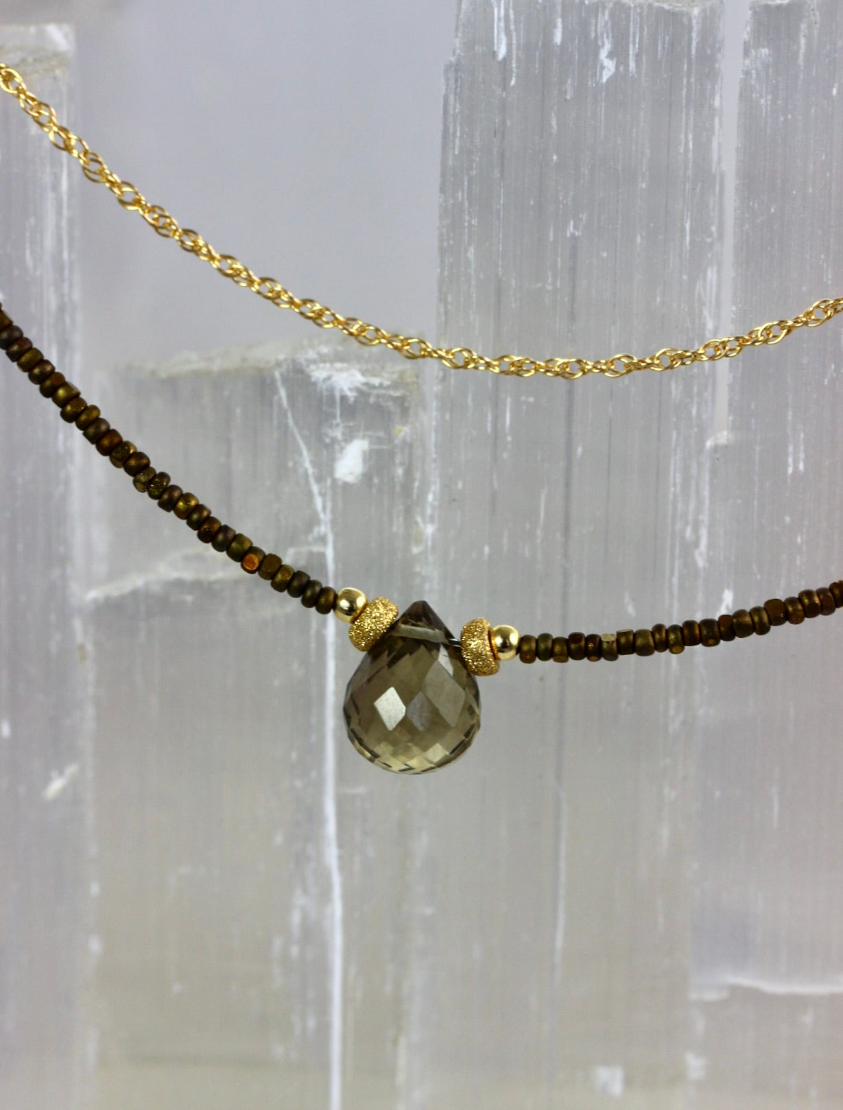 Smokey Quartz Layered Necklace