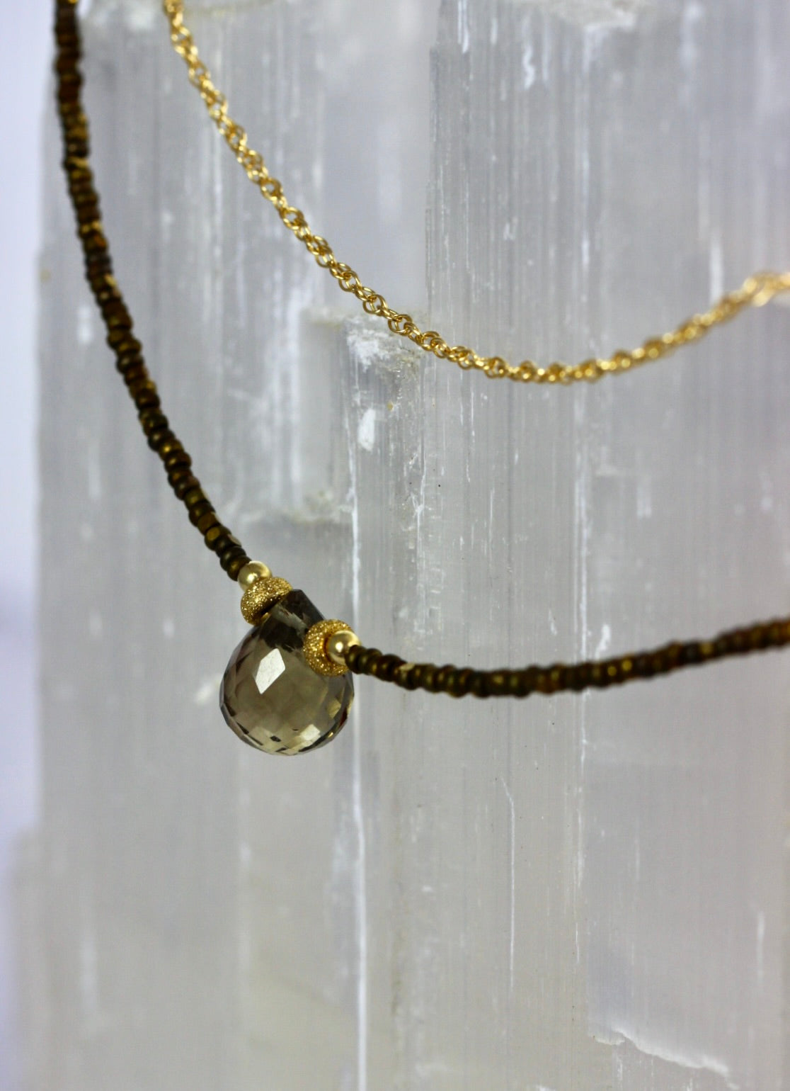 Smokey Quartz Layered Necklace