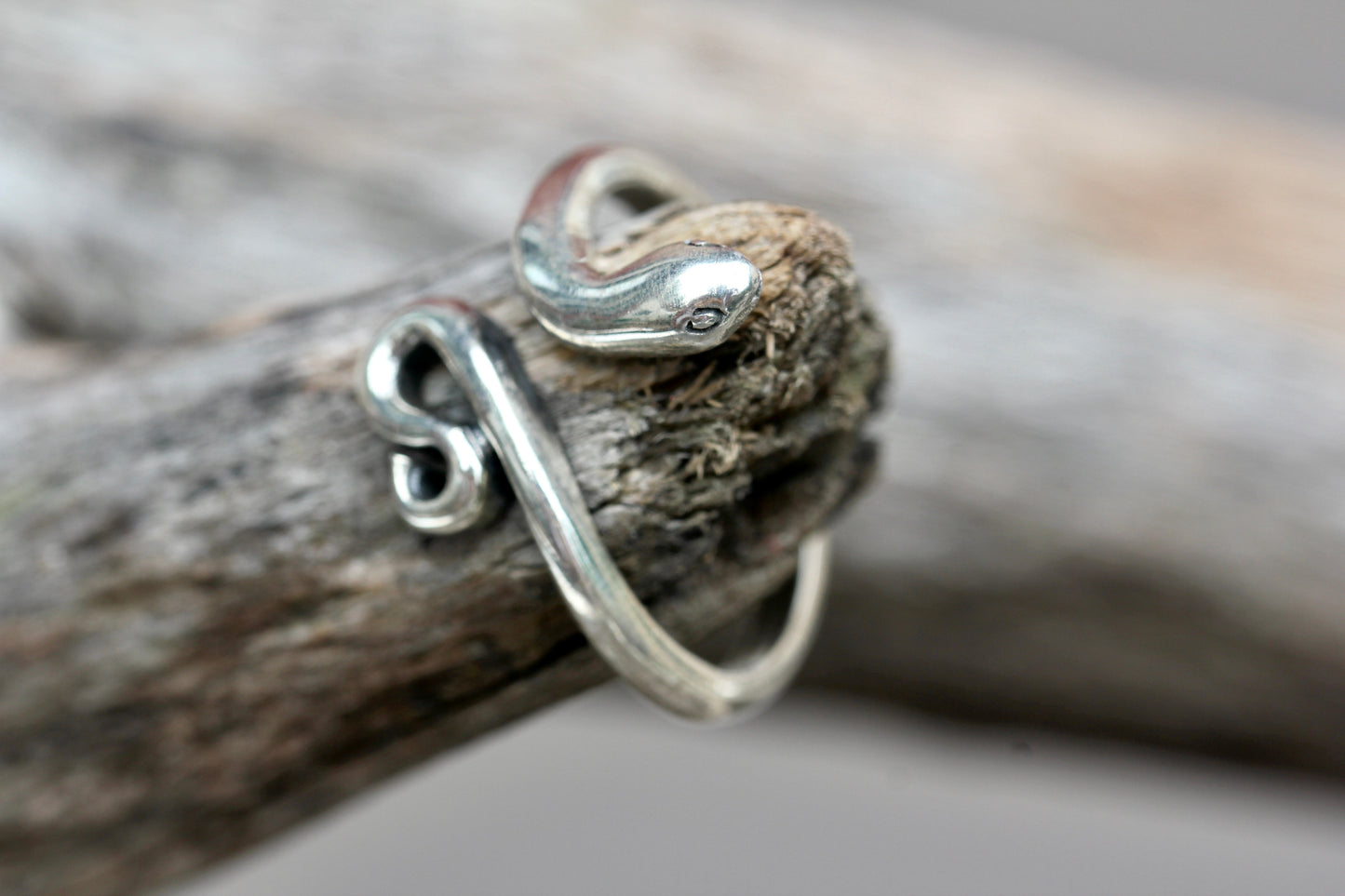 Silver Snake Ring