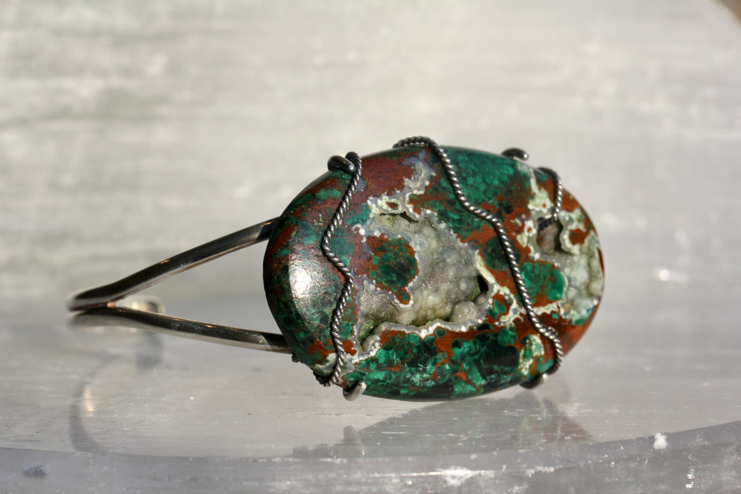 Chrysocolla Cuff Bracelet
