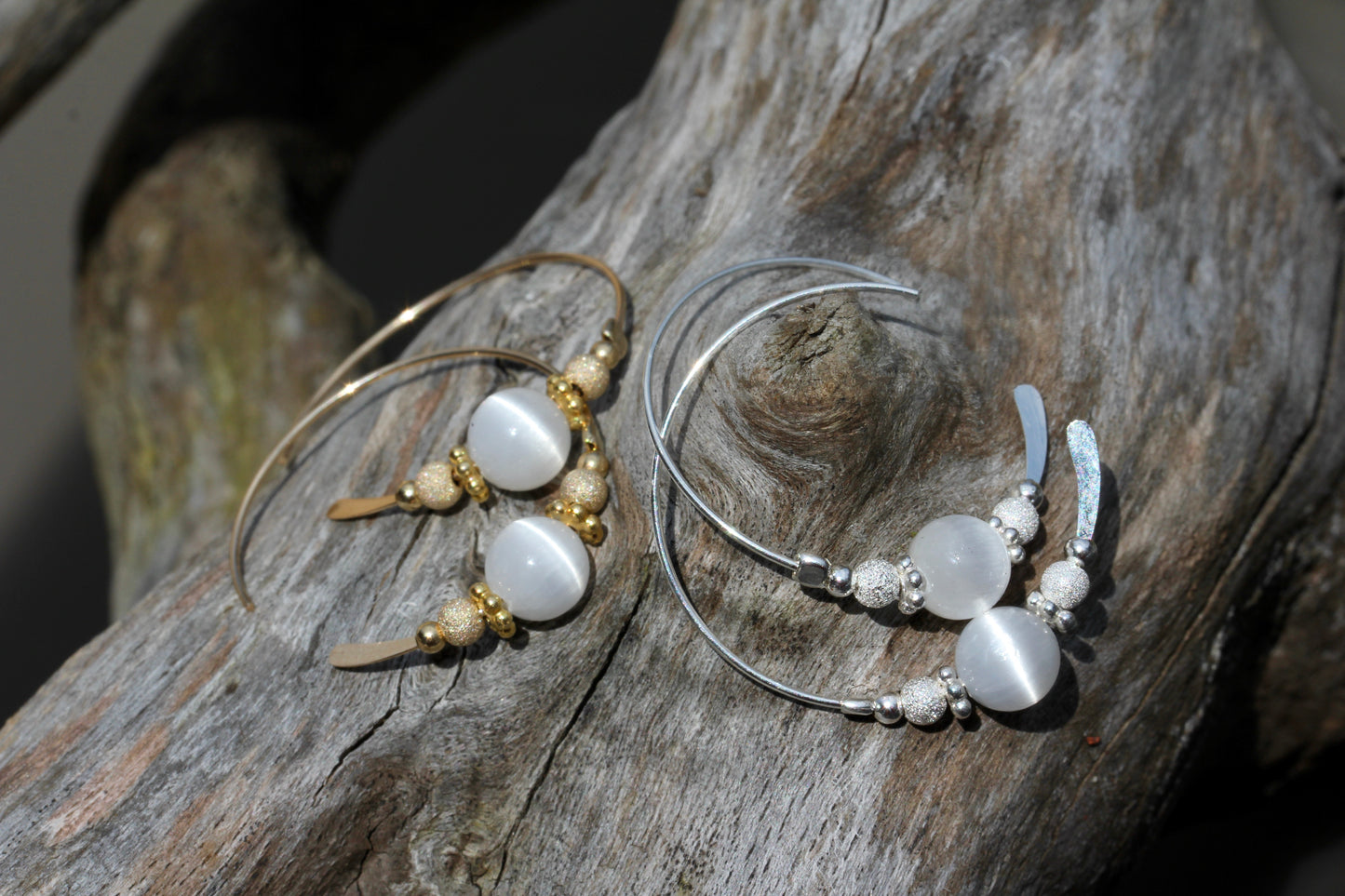 Selenite Hoops