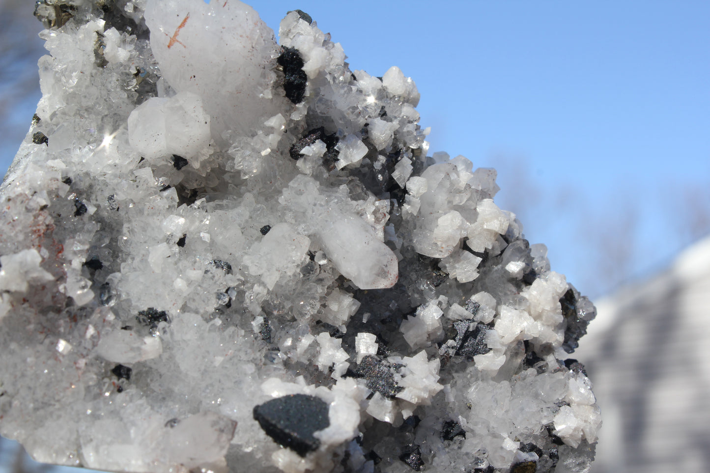 Quartz Chalcopyrite Dolomite Specimen