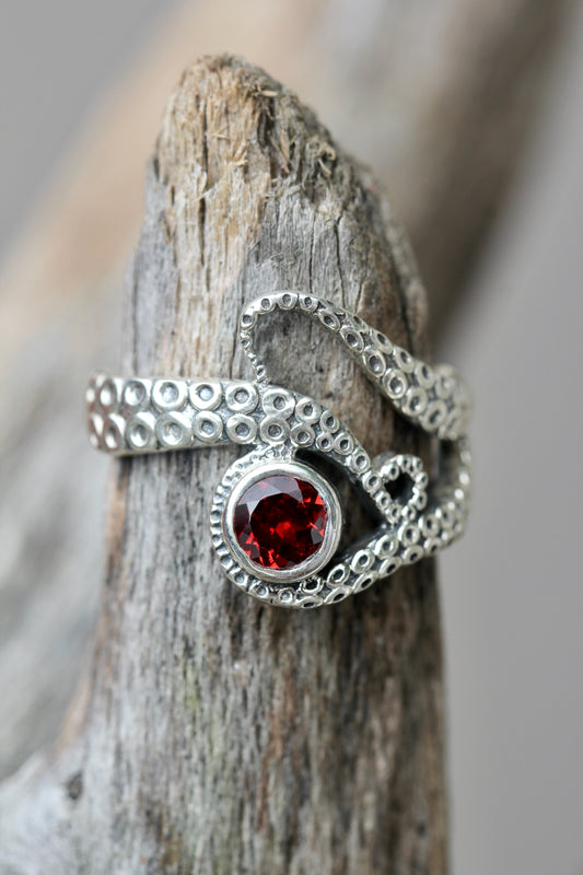 Egyptian Eye Octopus Ring