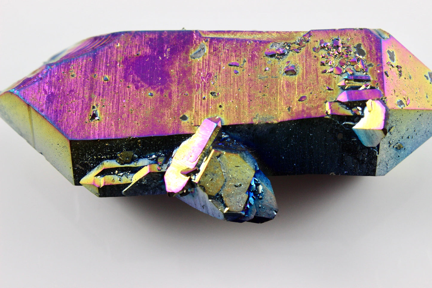 Titanium Quartz Crystal Point