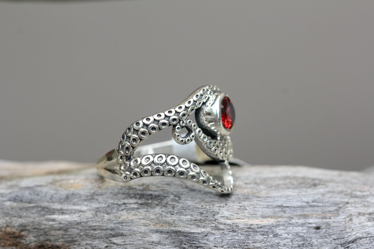 Egyptian Eye Octopus Ring