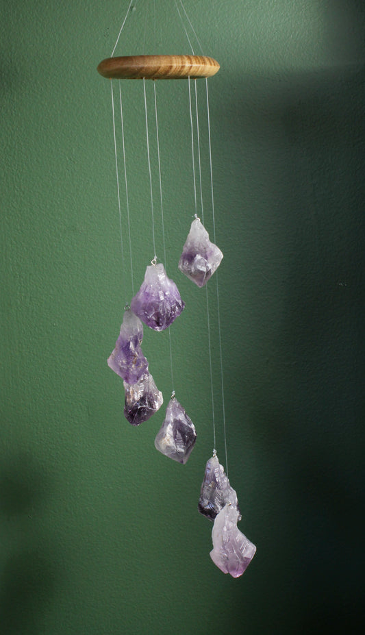 Amethyst Crystal Mobile