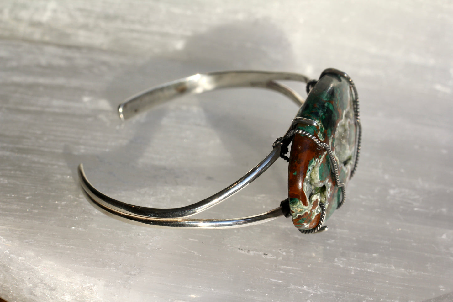 Chrysocolla Cuff Bracelet