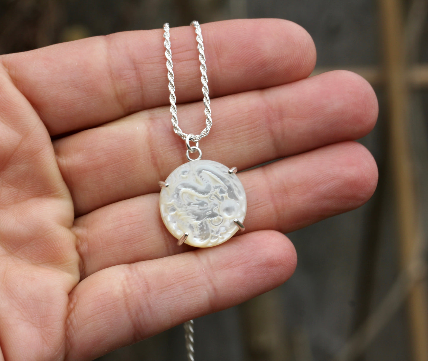 Mother of Dragons Pearl Necklace