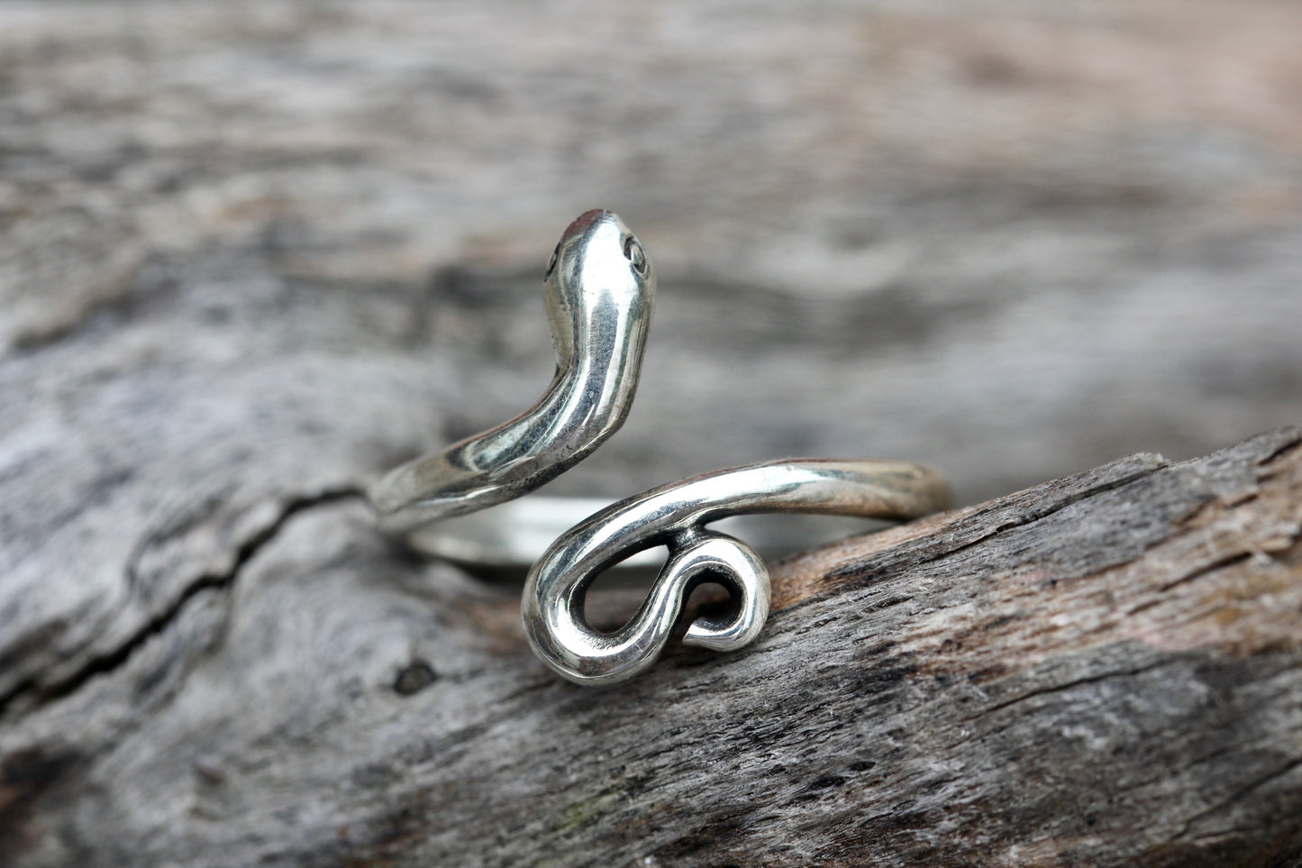 Silver Snake Ring
