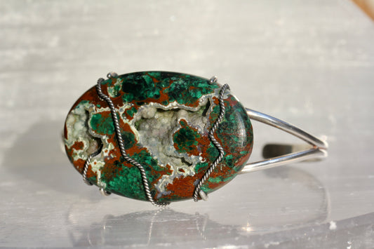 Chrysocolla Cuff Bracelet