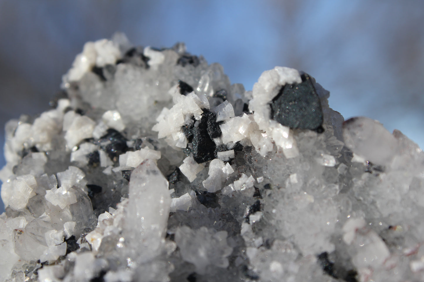 Quartz Chalcopyrite Dolomite Specimen