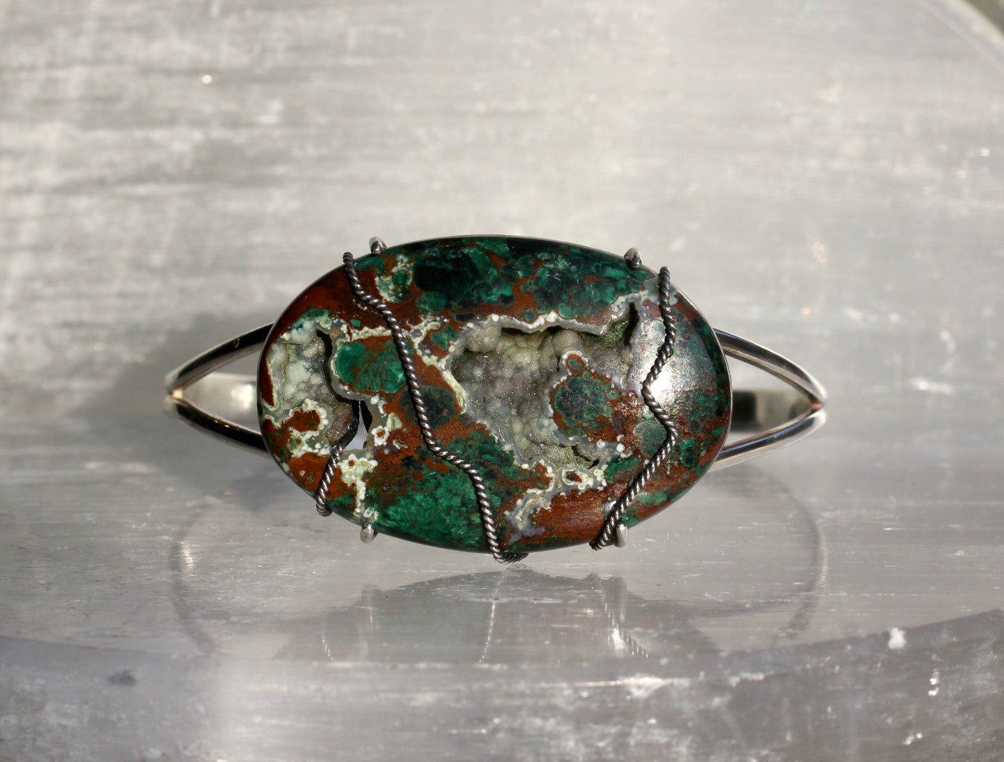 Chrysocolla Cuff Bracelet