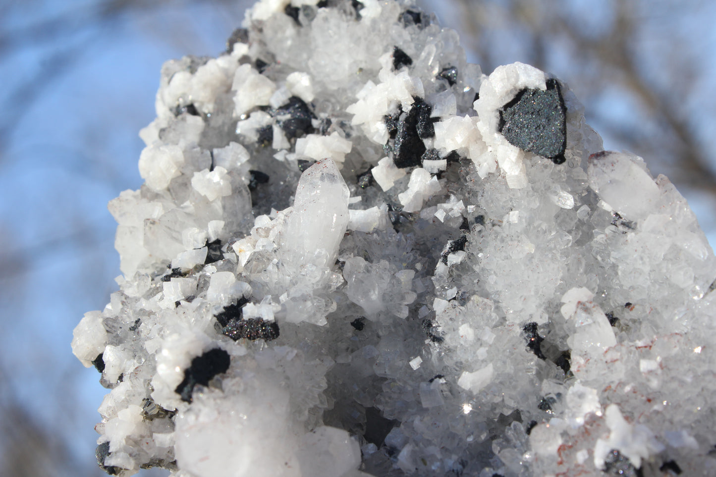 Quartz Chalcopyrite Dolomite Specimen