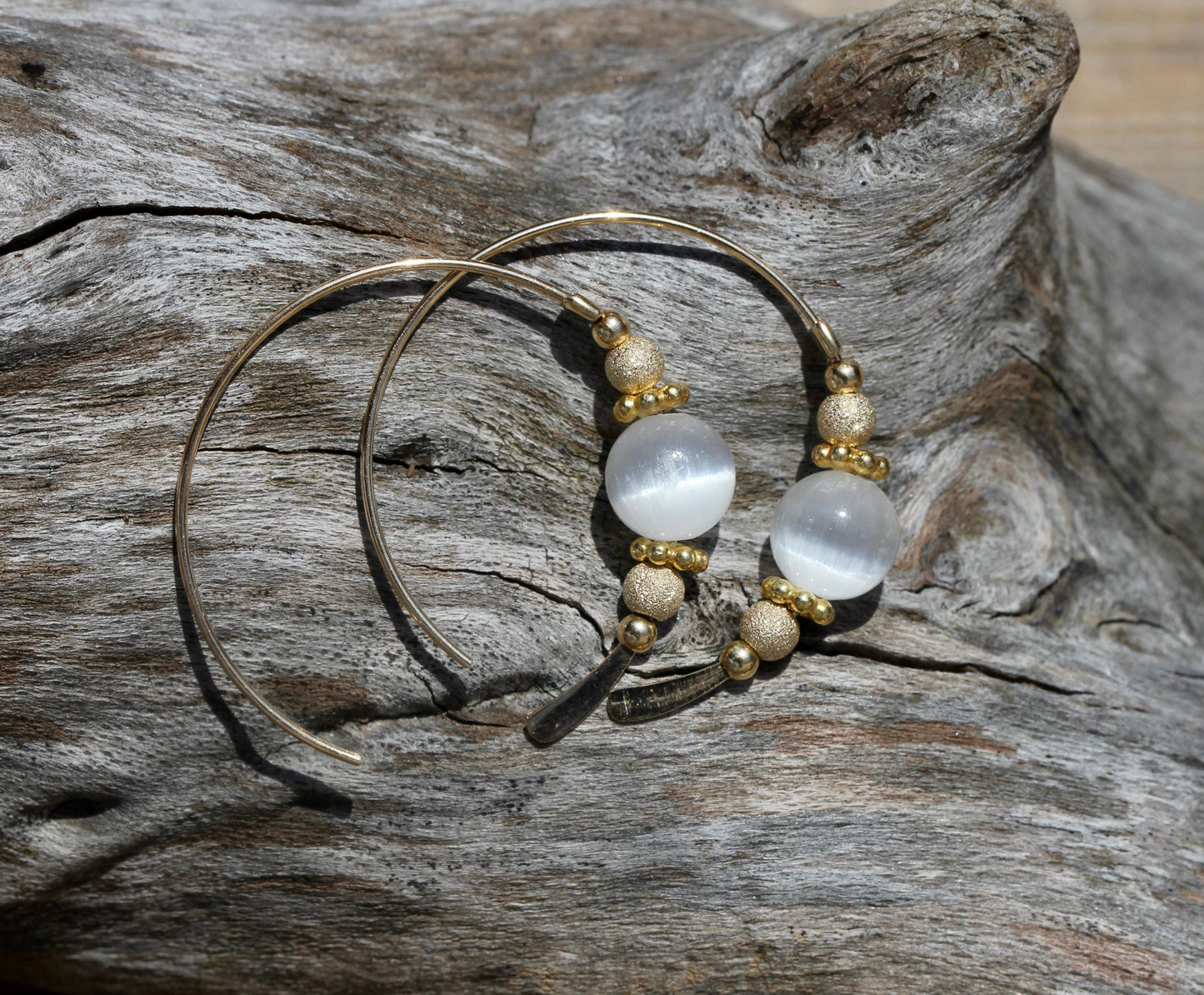 Selenite Hoops