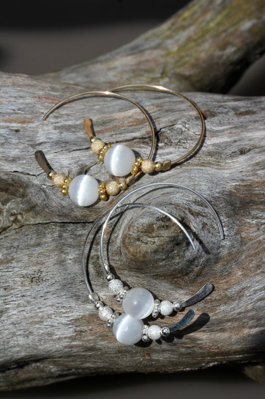 Selenite Hoops