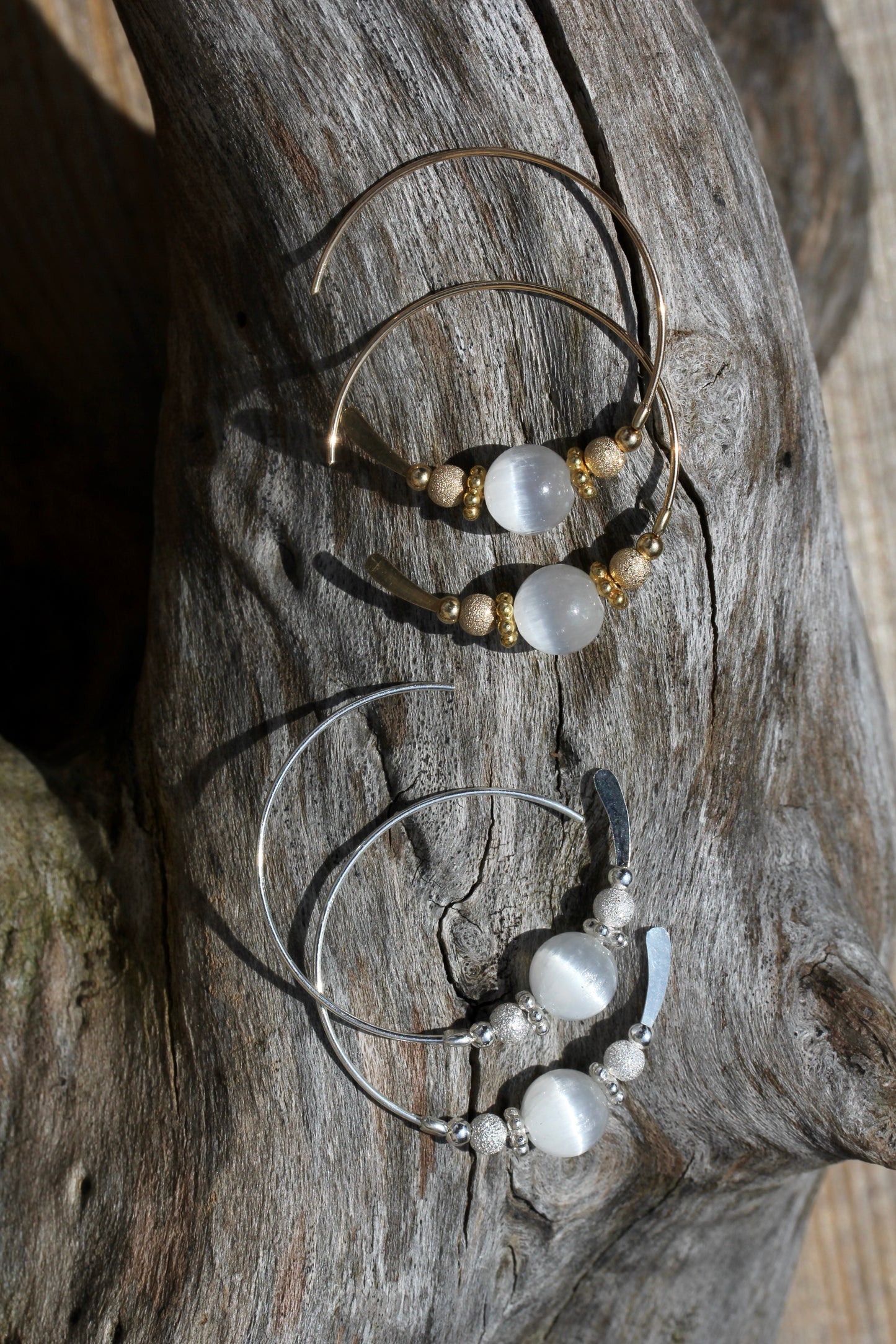 Selenite Hoops
