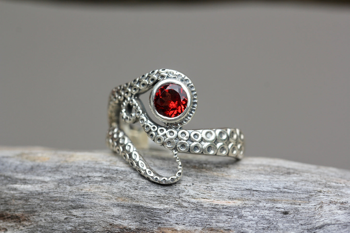 Egyptian Eye Octopus Ring
