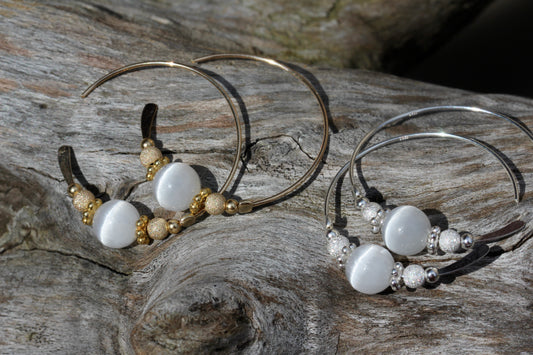 Selenite Hoops