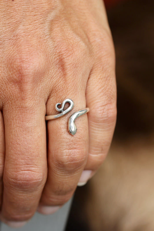 Silver Snake Ring