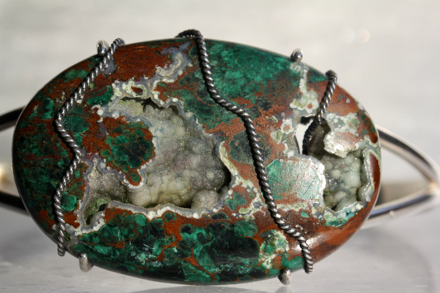 Chrysocolla Cuff Bracelet
